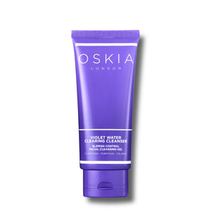 OSKIA Violet Water Clearing Cleanser Blemish Control Facial Cleansing Gel 100 ml
