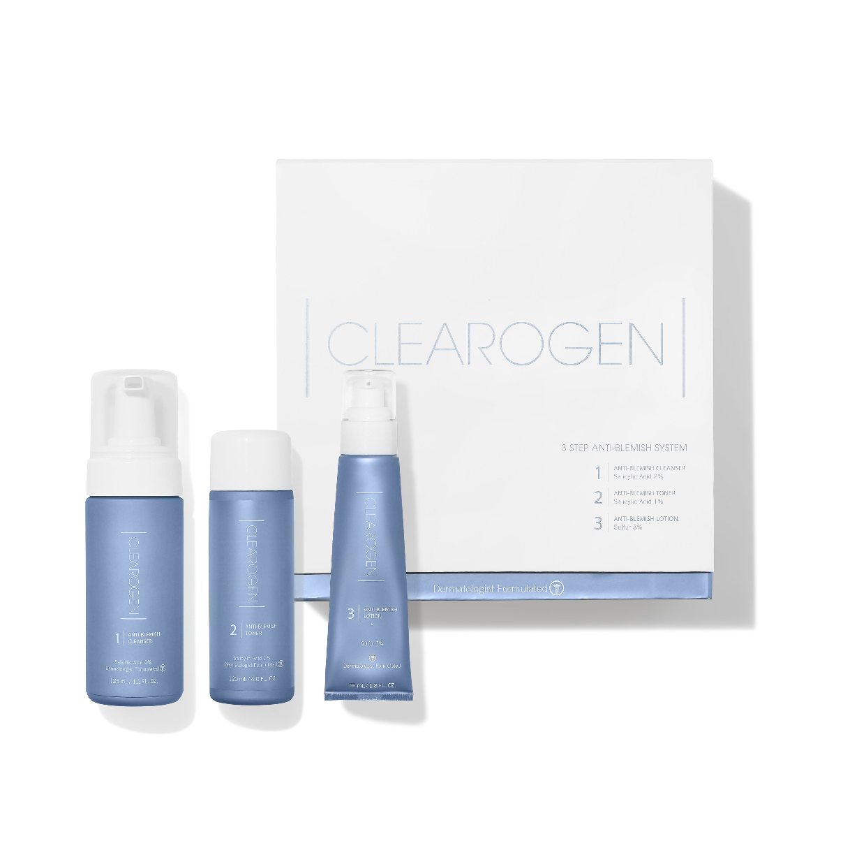 Clearogen 3 Step Anti-blemish System (2-Month Set)